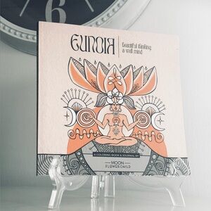 Eunoia: Beautiful Thinking, A Well Mind, Mindful Coloring Book, Adult Coloring